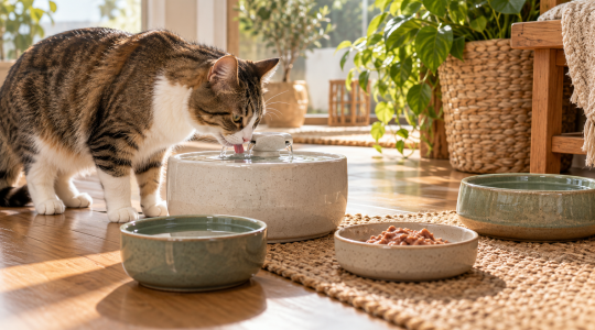 Mi gato no bebe agua