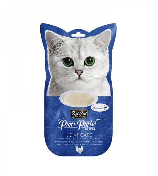 Kit Cat Purr Puree PLUS Pollo (Joint Care) 4x15g