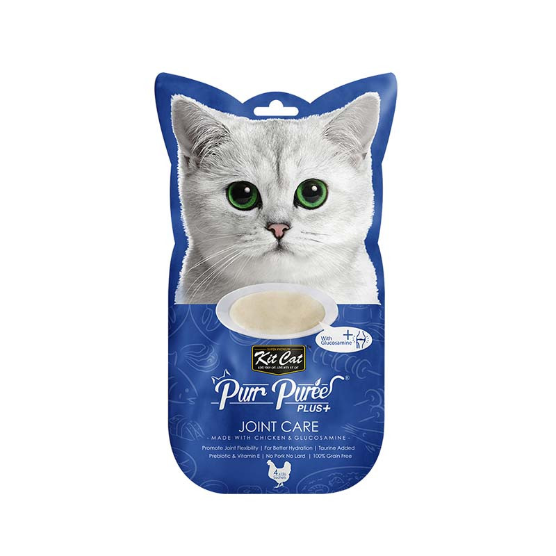Kit Cat Purr Puree PLUS Pollo (Joint Care) 4x15g