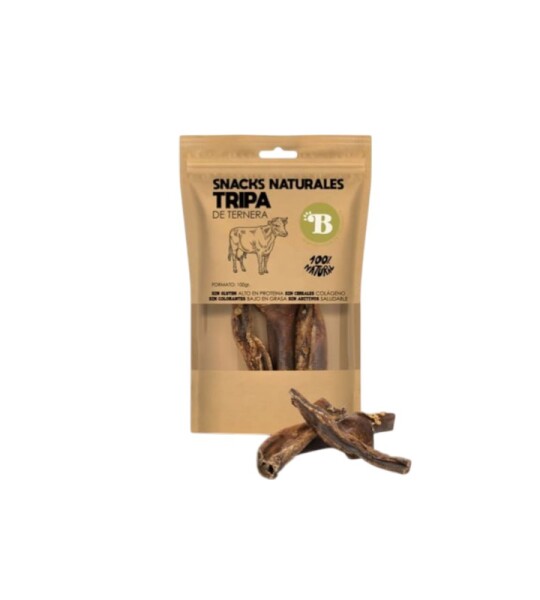 Bimordiscos Snack Natural Tripa de Ternera (100g)