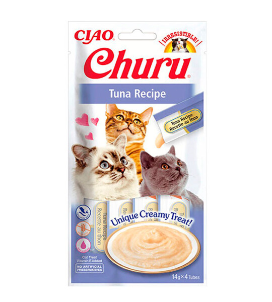 Churu Puré Atún Premios Naturales para Gatos