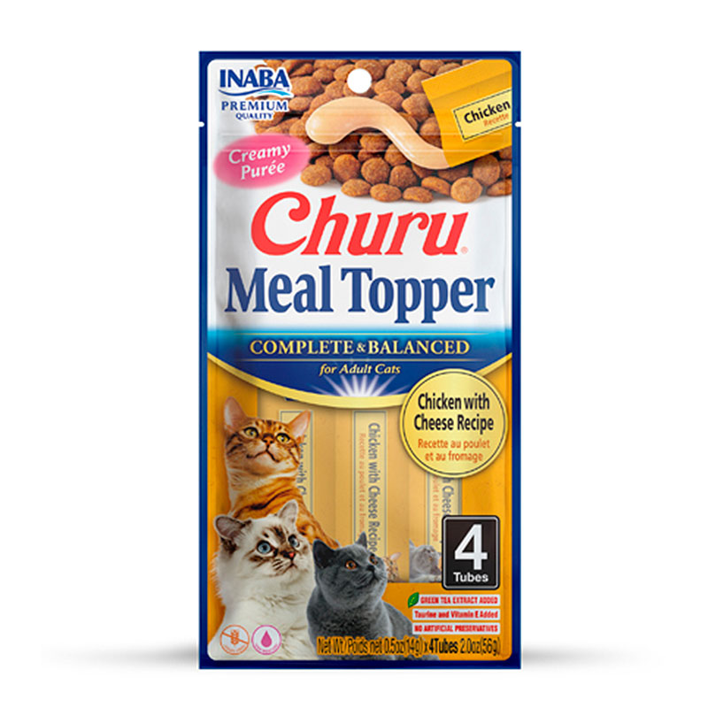 Churu Meal Topper Aderezo Receta de Pollo con Queso