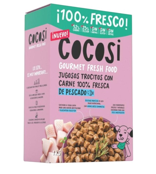 Cocosi Gourmet Fresh Food Alimentación Completa Semi-Húmeda con Pescado Fresco