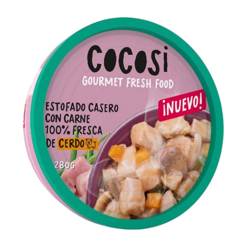 Cocosi Estofado Casero con Carne de Cerdo