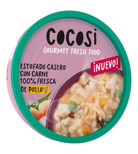 Cocosi Estofado Casero con Carne de Pollo