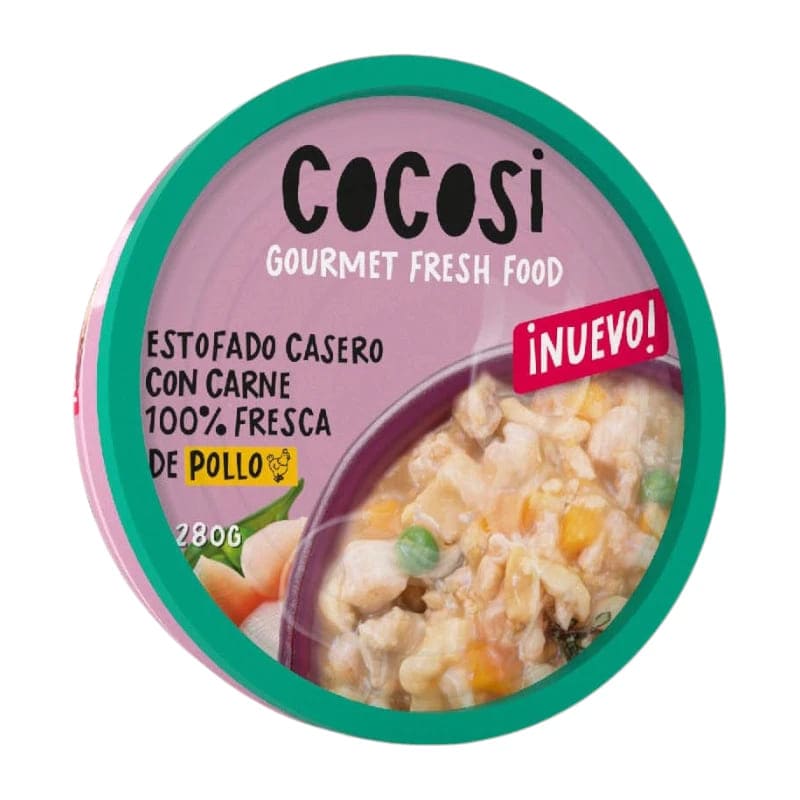 Cocosi Estofado Casero con Carne de Pollo