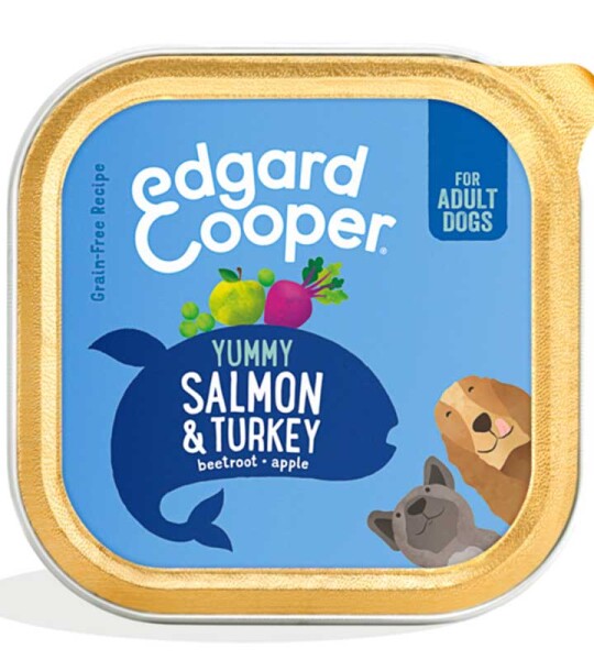 Edgard Cooper Tarrina Salmón y Pavo 150 gr.