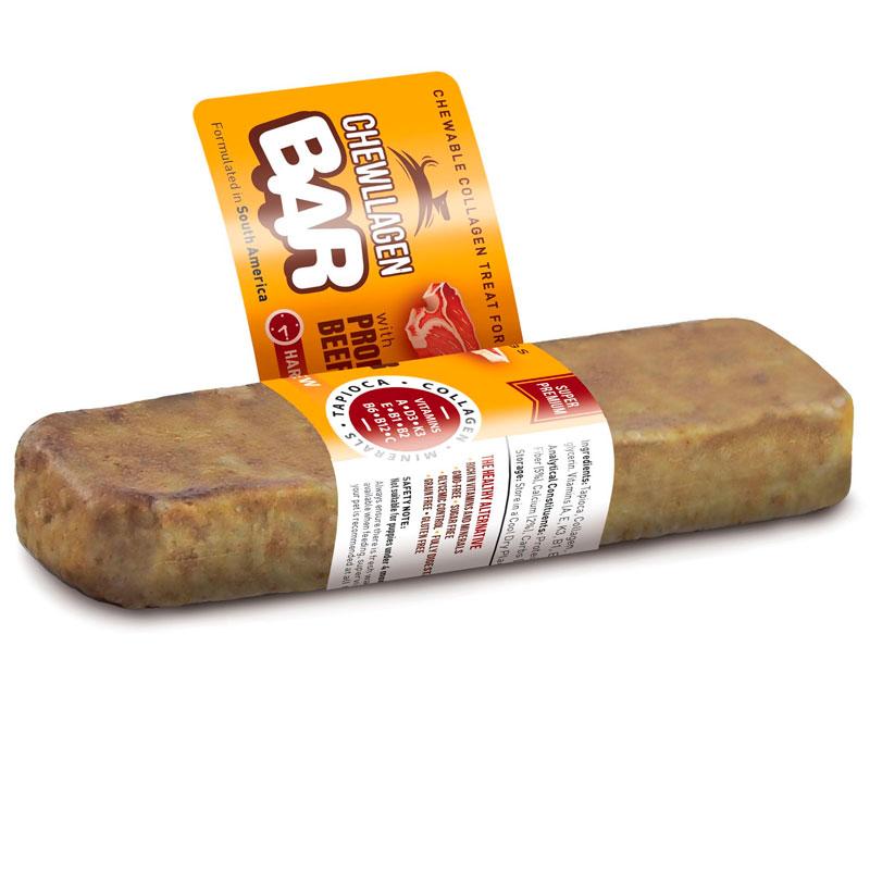 Gloria Snack Chewllagen BAR Ternera Para Perros