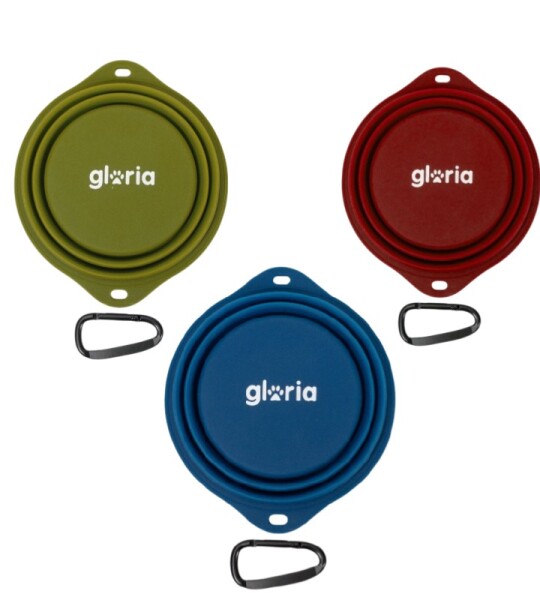 Gloria Comedero/Bebedero Plegable de Silicona (550ml)