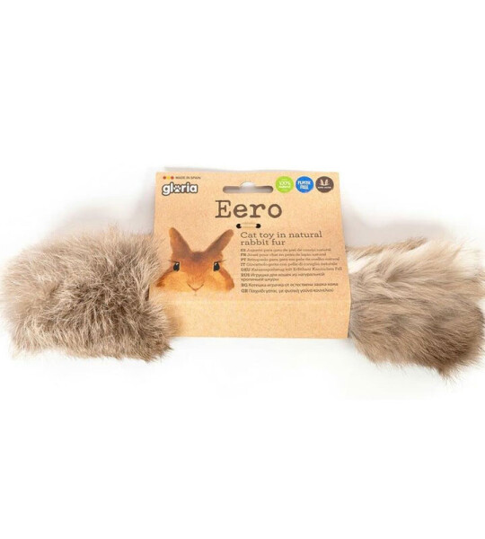 Juguete Ecológico para Gatos Tubo de Pelo de Conejo Eero