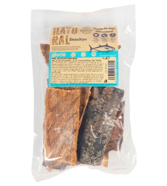 Gloria Snack Piel De Atún Para Perros Y Gatos 70g