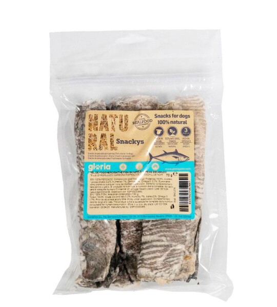 Gloria Snack Piel De Fogonero Negro Para Perros y Gatos 70g