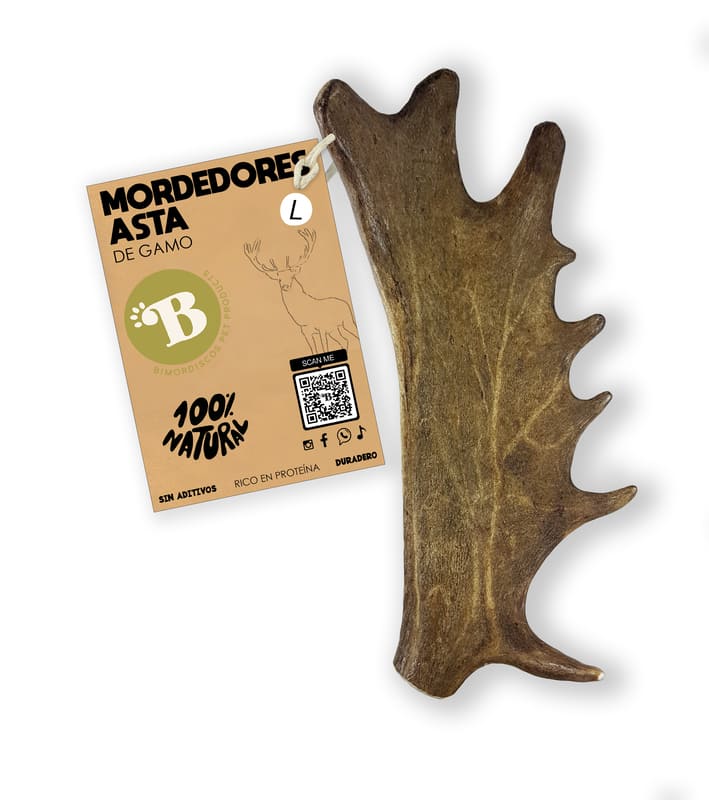 Asta de Gamo Mordedor Natural para Perros