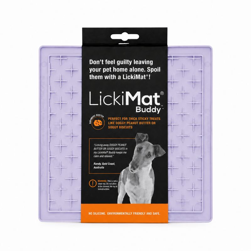 Alfombra Comedero LickiMat Classic Buddy (caucho natural)