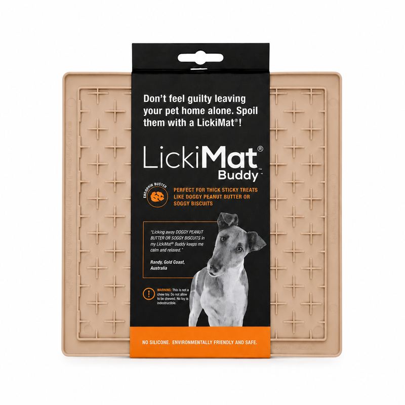 Alfombra Comedero LickiMat Classic Buddy (caucho natural)
