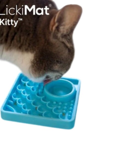 Alfombra Comedero LickiMat Kitty para Gatos