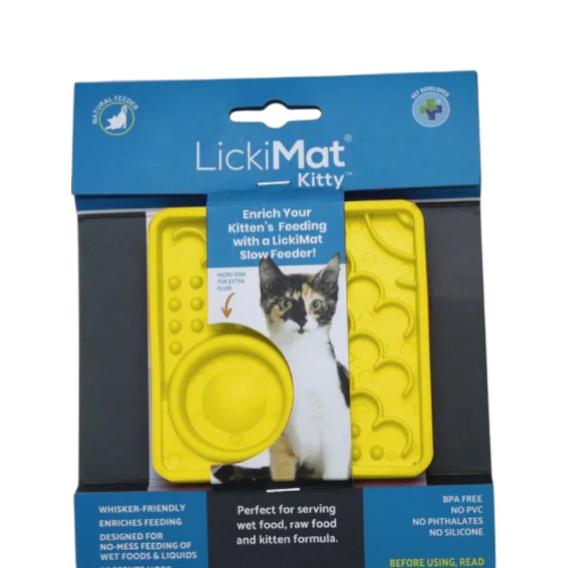 Alfombra Comedero LickiMat Kitty para Gatos