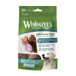 Whimzees Cachorros M/L Snack Dental Natural 14 piezas