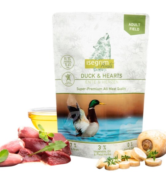 Isegrim Roots - Pato y Corazones con Verduras y Hierbas del Campo