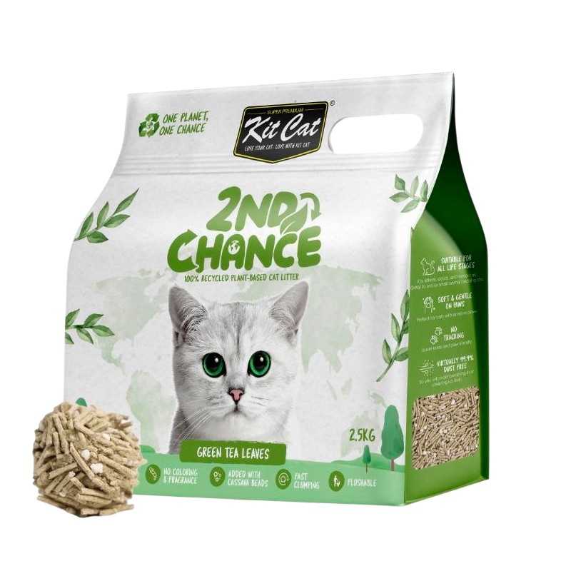 Kit Cat Arena Super Absorbente de Guisante Árbol de Té