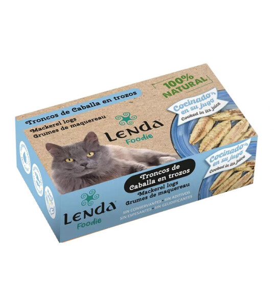 Lenda Foodie Troncos de Caballa en trozos para gatos 120 gr