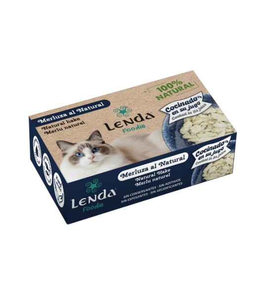 Lenda Foodie Merluza Al Natural para gatos 120gr