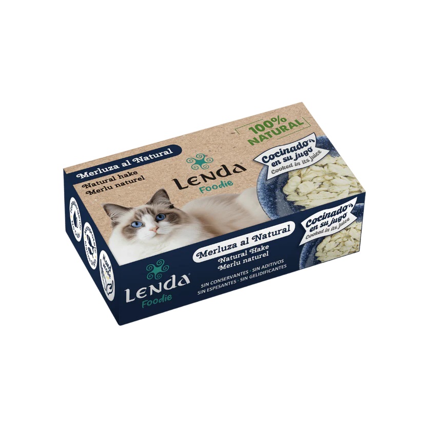 Lenda Foodie Merluza Al Natural para gatos 120gr
