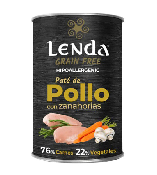 Lenda Nature Pollo con Zanahorias Sin Cereales 400g