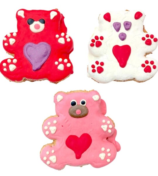 Galletas Oso y Corazon Grandes San Valentin Surtidas