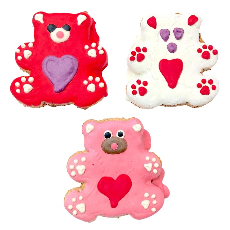 Galletas Oso y Corazon Grandes San Valentin Surtidas