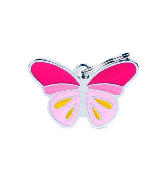 Placa Grabada Mariposa Butterfly Charms