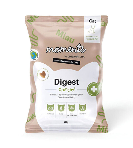 Moments Cat Digest Snack Digestivo Natural para Gatos