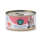 Natura Diet Adult/Sterilised Beef & Chicken Paté para gatos 85 g