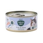 Natura Diet Cat Paté Adult Fish & Rice 85 g