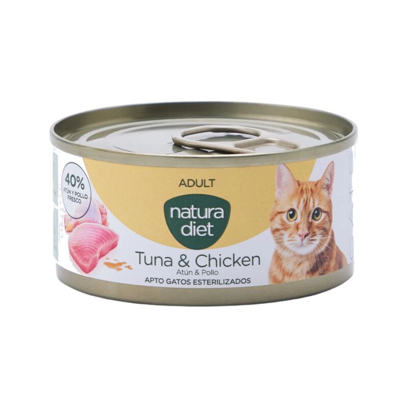 Natura Diet Cat Paté Adult Tuna & Chicken 85 g
