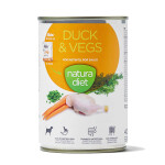 Natura Diet Duck & Vegs Alimento Húmedo Pato y Verduras 400 g