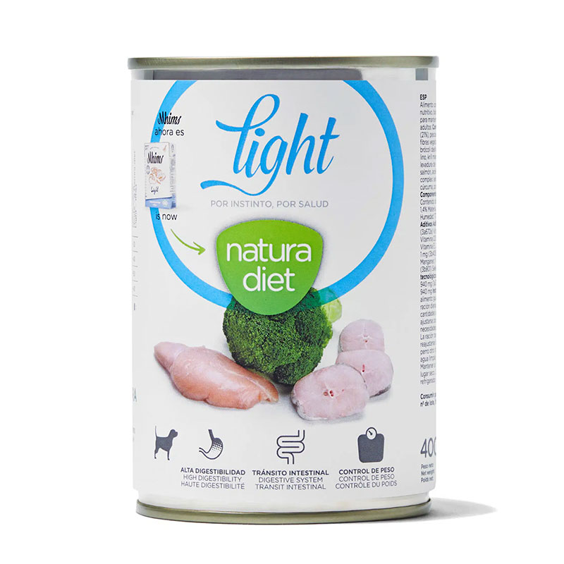 Natura Diet Light Alimento Húmedo Bajo en Calorías 400 g