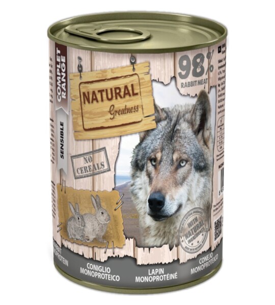 Natural Greatness Receta Monoproteica de Conejo