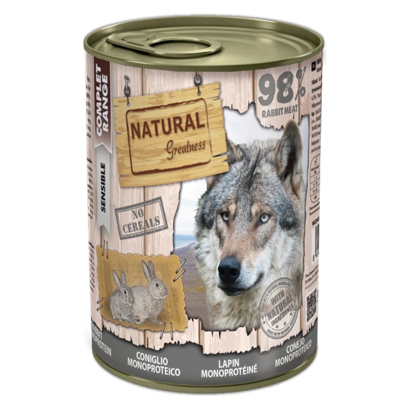 Natural Greatness Receta Monoproteica de Conejo