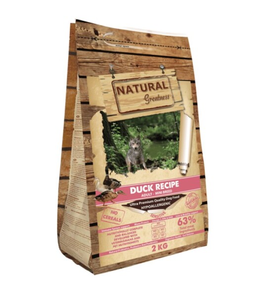 Natural Greatness Duck Recipe MINI con pato