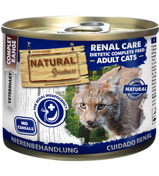 Natural Greatness Cat Cuidado Renal 200g Dieta Veterinaria