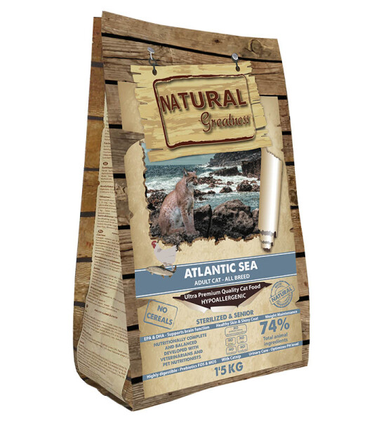 Natural Greatness Atlantic Sea Recipe Gatos Adultos y Senior