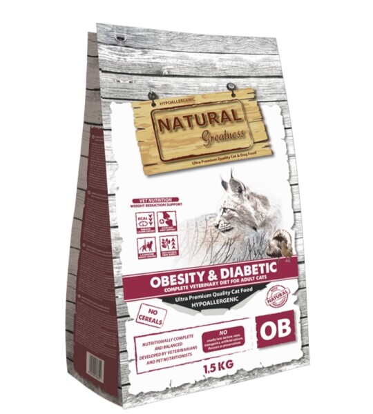 Natural Greatness Dieta Veterinaria Obesity & Diabetic Control