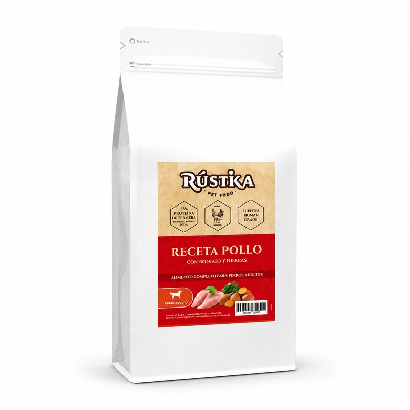 Rústika Grain Free Adult Receta Pollo
