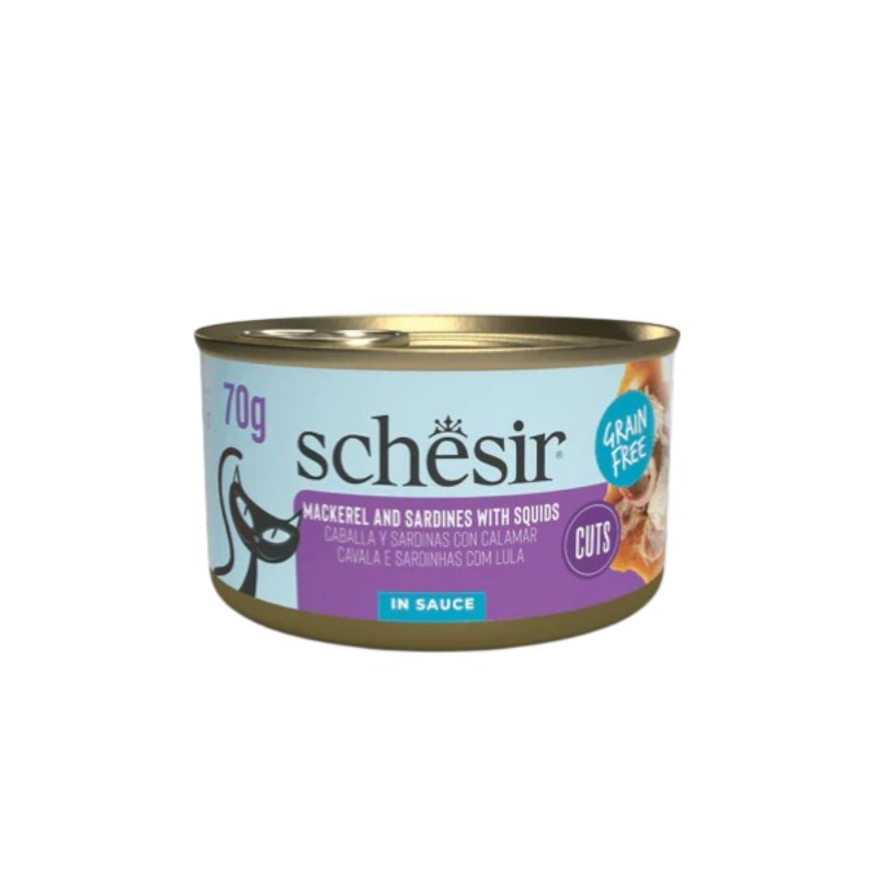 Schesir Cuts in Sauce - Trozos de Caballa y Sardina (70g)