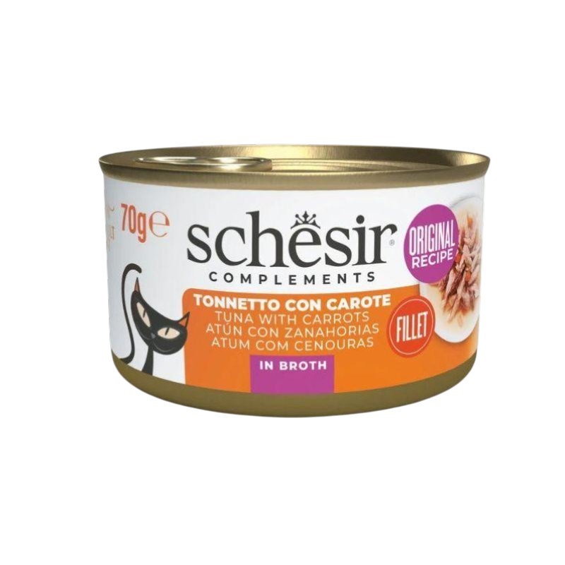 Schesir Fillet in Broth - Atún con Zanahorias en Caldo (70g)