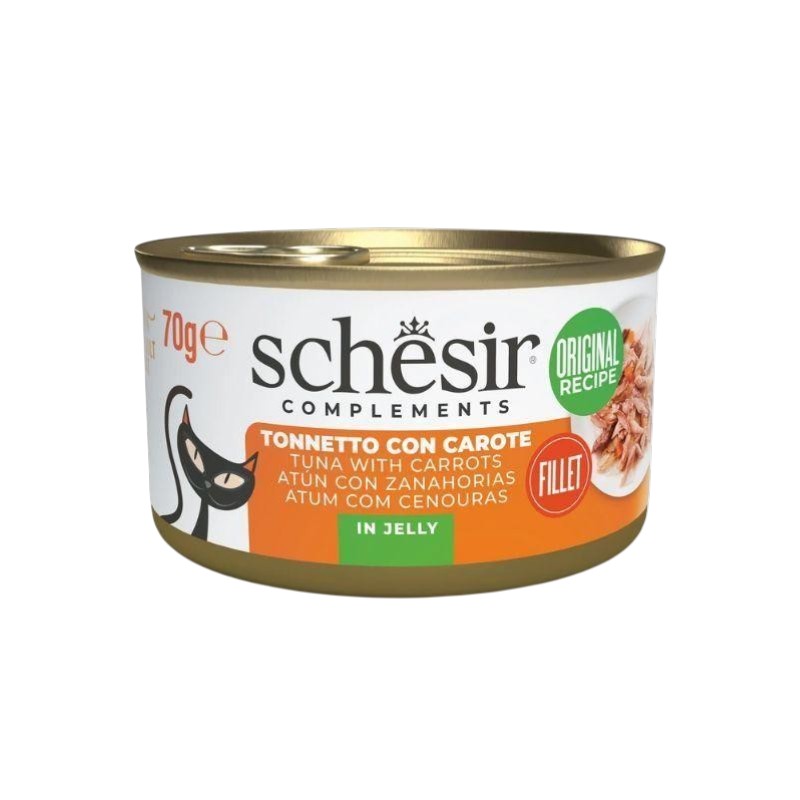 Schesir Fillet in Jelly - Atún con Zanahorias en Gelatina (70g)