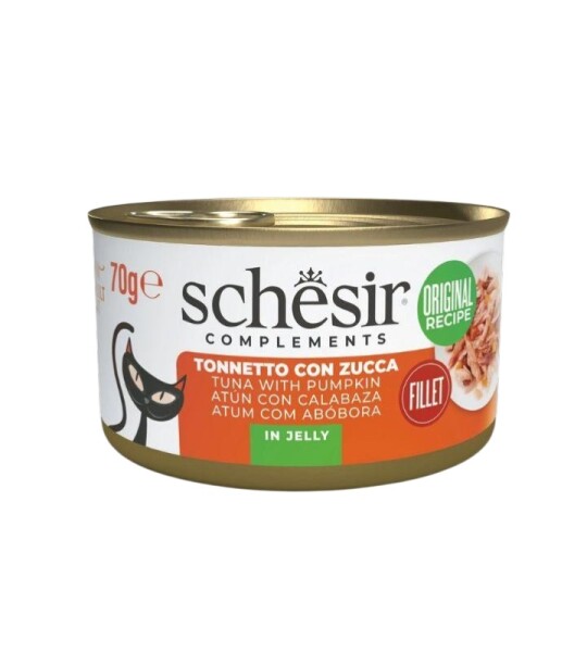Schesir Fillet in Jelly - Atún con Calabaza en Gelatina (70g)