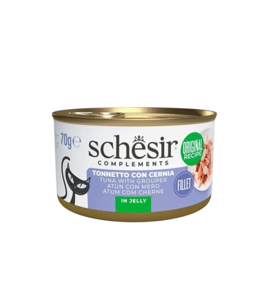 Schesir Fillet in Jelly - Atún con Mero en Gelatina (70g)