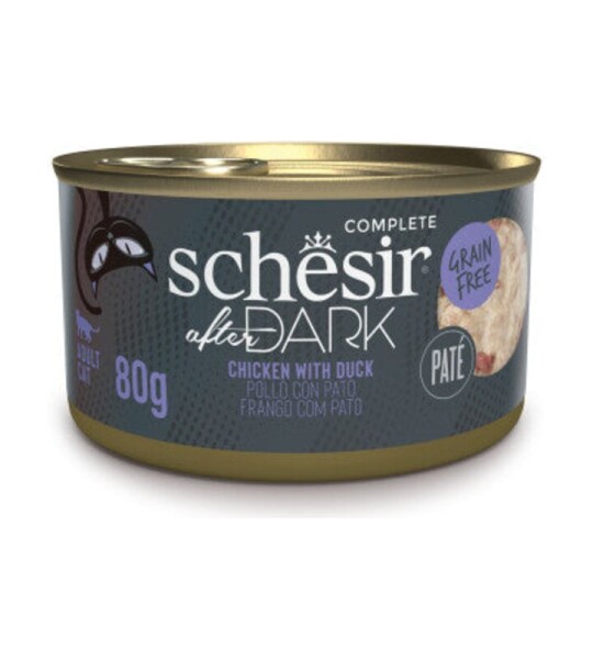 Schesir Dark Pollo con Pato Paté 80 g